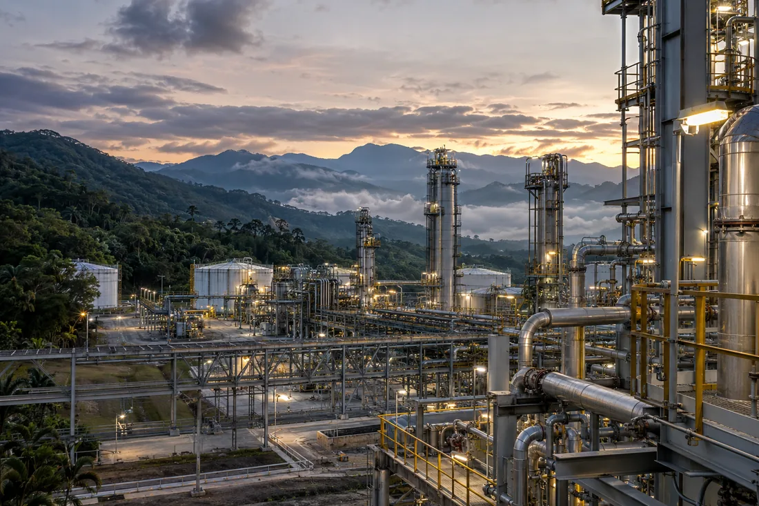 Planta industrial, imagen ilustrativa